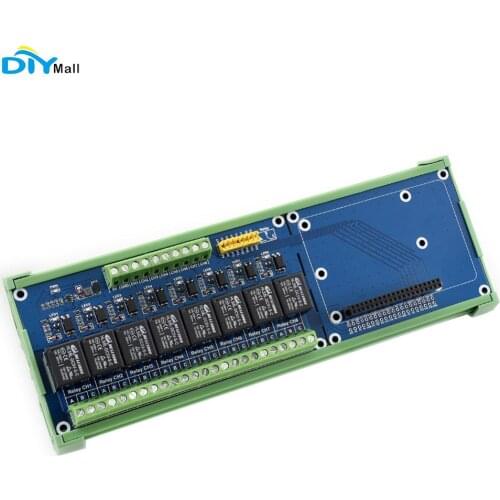 Waveshare RPI Expansion Board 8 Channel Relay Board for Raspberry Pi A+/B+/2B/3B/3B+ Onboard LED RPi Relay Board (B)