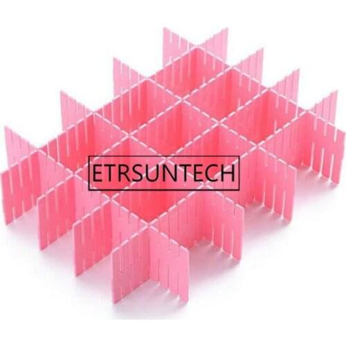 50sets Adjustable Plastic Drawer Divider Organizers Expandable Drawer Cabinet Drawer Separator Divider Grid