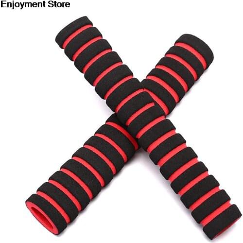 2PCS Bicycle Handle Bar Grips Outdoor Grips Bike Grips Sponge Anti-slip Handlebar Anti-skid Shock-absorbing Super Soft