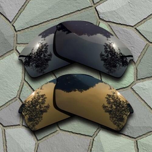Grey Black&Bronze Copper Sunglasses Polarized Replacement Lenses for Oakley Bottlecap