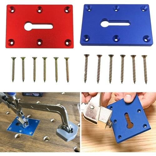 Aluminum Alloy Desktop Fixed Board Lock Accessories Desktop Clamp HT2852 Insert Board Saw Horse Workbench Woodworking Tool