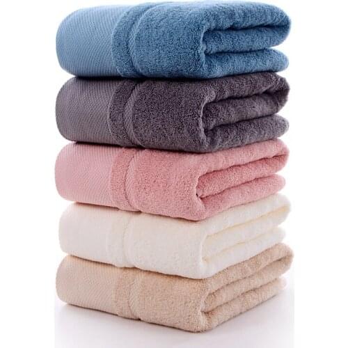 Combed long-staple cotton face wash dark towel, thick cotton bath towel 2-piece set, absorbs water and does not shed hair