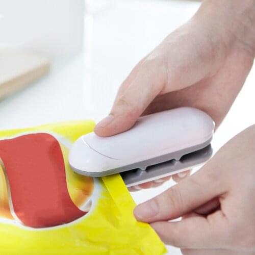 Plastic Bag Sealer Portable Mini Bag Sealing Machine Kitchen Storage and Organization Food Clip Kitchen Accessories