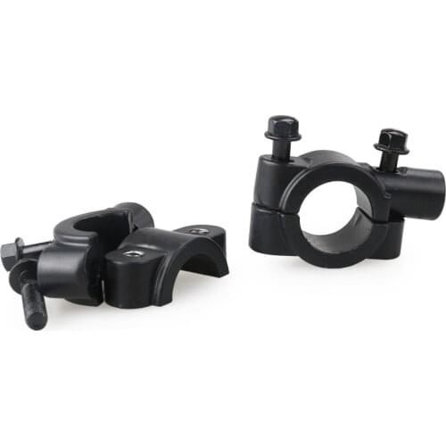 2pcs10MM or 8mm 7/8 Inch Motorcycle Bicycle Aluminum Handlebar Mirror Mount Clamp Rear View Mirror Mount Adapter Holder
