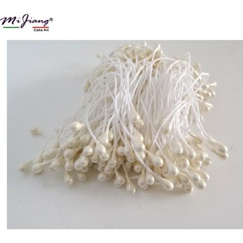 White Color Simulation Flower Core DIY Fondant Cake Decorating Tool Sugar Paste Sugar Flower Stamen Modeling tool Baking Mold