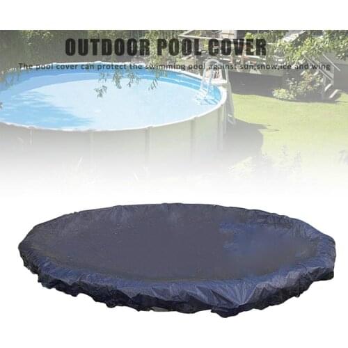 Large Outdoor SPA Hot Tub Cover Swimming Pool Round Dust Cover Heavy Duty Polyester Waterproof Cover Swimming Pool Accessories