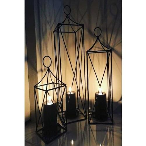 CLL Decorative Wrought Iron Candlesticks