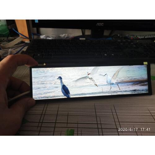8.8 inch IPS Long strip display Stretched Bar HDMI Compatible Display Aida64 Monitor USB 5V Power Second Display Slim 1920*480