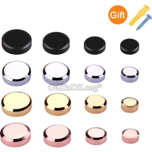 Brand New 100PCS Brass Advertisement Nails Acrylic Glass Mirror Nails Fasteners Decorative Screws Cover Caps