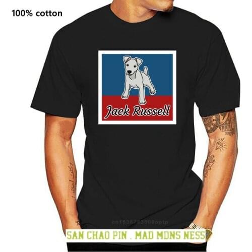Jack Russell Terrier Dog T Shirt Pictures Casual S-3xl Personalized Short Sleeve Summer Slim Fit Shirt