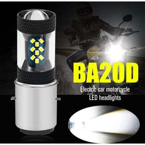 H4 H6 BA20D P15D Led Motorcycle Headlight Bulbs COB Led Moto 1200LM Hi Lo Lamp Scooter ATV Accessories Fog Lights