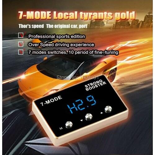 Motor components LED Strong booster Car Electronic Throttle Controller for (Peugeot Citroen 206/307/ C2/C3/C4/207/ 206CC)4 pins