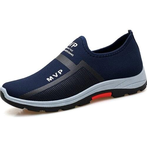 Summer Mesh Men Shoes 2021 Lightweight Sneakers Men Fashion Casual Walking Shoes Breathable Slip on Loafers Zapatillas Hombre