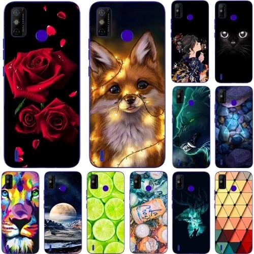 Cartoon Flower Animal Fruit Painting Soft TPU Phone Case for Tecno Spark 6 Spark6 Go 5 4 Spark5 Spark4 Air Pro Lite Cover
