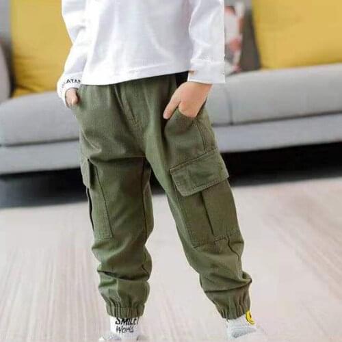 New Baby Boys Trousers For 3-12 Year New Arrival Solid Color Casual Pants Newborn Toddler Boy Pant Fashionable 3 Colors Pants