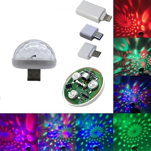 NEW Multi Color USB LED Car Interior Lighting Kit Atmosphere Light Neon Colorful Lamps Interesting Portable Accessories