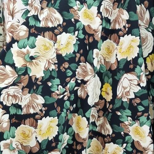 Autumn Dress Chiffon Fashion Suit Trousers Material Stretchy Dropping Breathable DIY Craft Tissue Cosplay Material 1 Yard