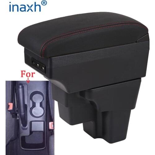 For KIA RIO Armrest For Europe South America Retrofit parts Car Armrest box Center Storage car accessories USB 2015-2019