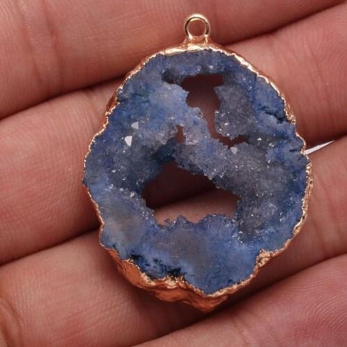 Natural Stone Pendant Irregular Agates Exquisite Charms For Jewelry Making DIY Necklace Bracelet Anklet Accessory