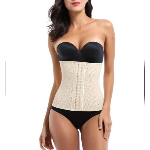 Waist Seal Corset Belt Latex Mesh Breathable Slimming Artifact Body Postpartum Fitness Hollowing Out