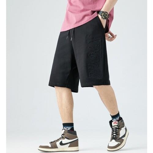 Men Long Oversize Street Shorts For Boy Trendyol Half Pants Mens Clothing Essentials Fitness Sports Casual Crossfit Board Pants