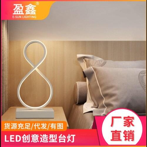 Nordic led crystal table lamp led lamp deco tiffany stained glass table lamp swan desk lamp luminaria de mesa living room