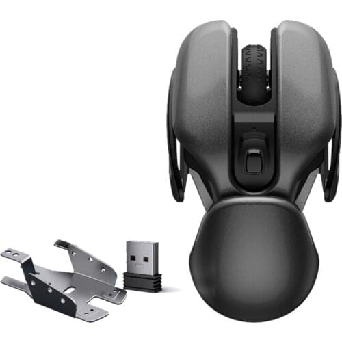 Slience Click Mouse Plug and Play Anti-Scrach Good Help for Works Wireless Mouse