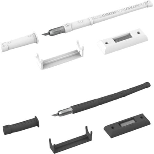 SUYATA Ancient Famous Knife Shape Modelers Pen Knife with 10pcs 4mm Narrow Blades CT-001 TANG DAO Style/CT-002 Katana Style