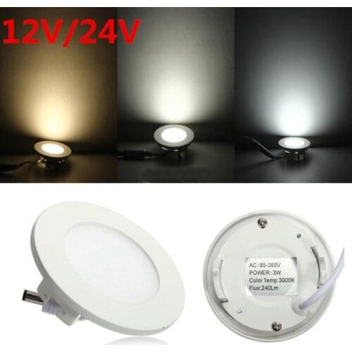 Ultra Thin Led Panel Downlight 3w 4w 6w 9w 12w 15w 25w Round LED Ceiling Recessed Light AC/DC 12V-24V with Drive LED Panel Light