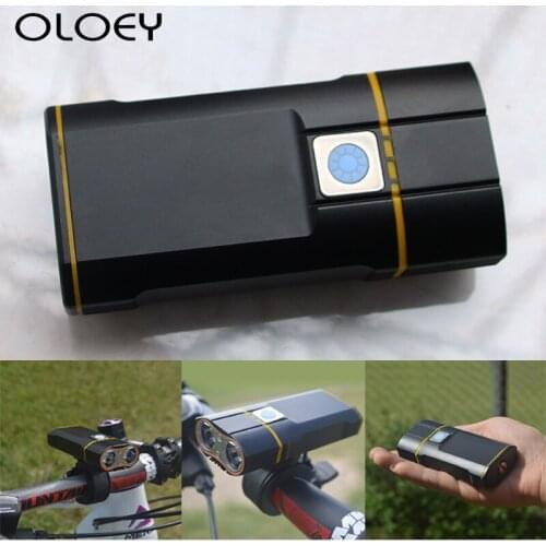 Bicycle Light Super Bright USB Rechargeable 800 Lumens Headlight Front Light Easy Installation Cycling Flashlight Accessories