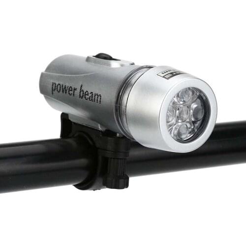 Waterproof 5 LED Lamp Bike Bicycle Front Head Light Super Bright Headlight Bike Light Cycling Safety Tail Light