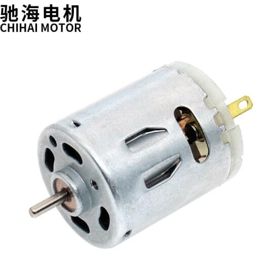 ChiHai Motor CHR-365 DC 12v 6v high speed electric micro dc vibrator motor for hair dryer machine DIY