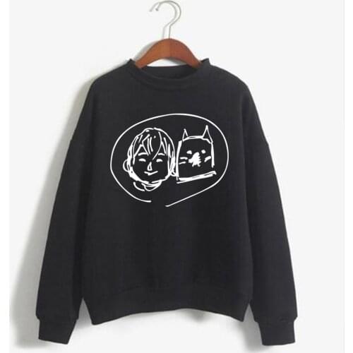 To Your Eternity Printed Cool Fushi Dog Sweatshirts Women Pullover Harajuku Hoody Streetwear Oversized Clothes Loog Sleeve