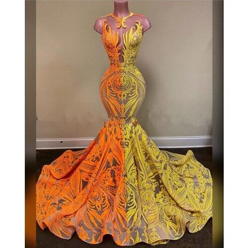 See Through Prom Dresses Mermaid Tulle Appliques South African Sexy Women Long Prom Gown Evening Dresses Robe De Soiree