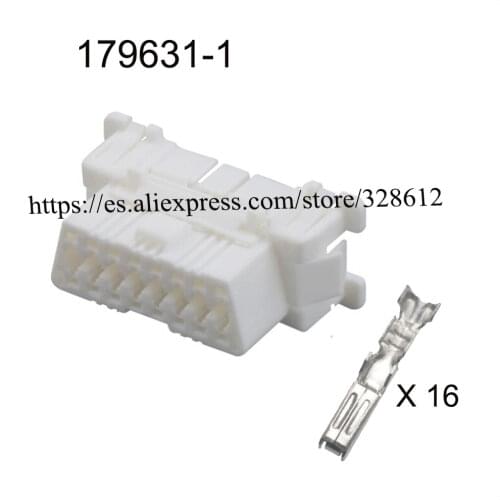 179631-1 include terminals OBD series car female cable connector 16pin connector automotive Plugs DJ7163-1.8-21
