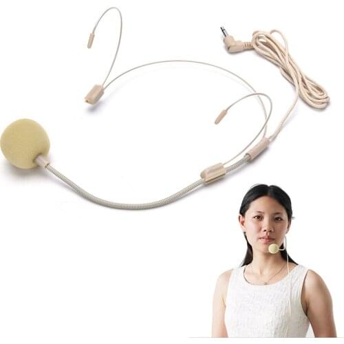 New Arrival practical Wireless Headset Microphone With Mini Connector For Shure Body-Pack Transmitter Plug: 3.5mm