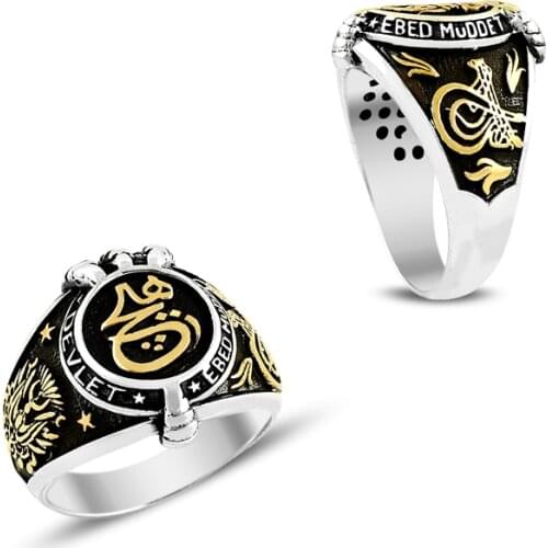 925 Silver Handmade Special Desing Khalif Ring