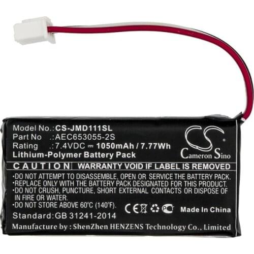 Cameron Sino 1050mAh battery for JBL Flip Flip 1 AEC653055-2S Speaker Battery