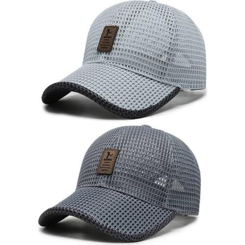 Summer Breathable Mesh Baseball Cap Women Men UV Protection Outdoor Riding Fishing Tennis Golf Caps Fashion Panama Sport Hat