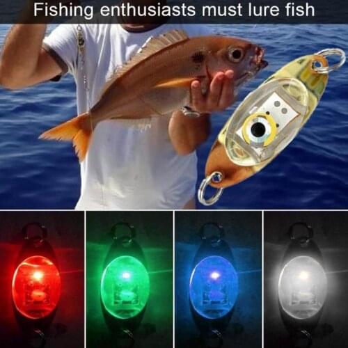 Led Lure Sequin Button Battery Fish Attracting Light Luminous Fishing Electronic Fishing Lure Led Light Underwater Lure G9R6