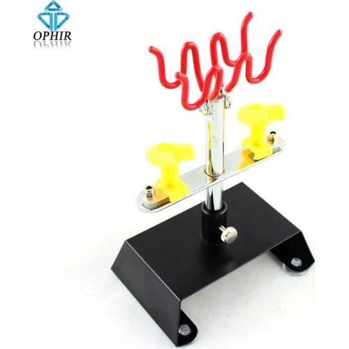 OPHIR 4 Airbrush Gun Holder CLAMP-ON Table Hold Airbrushes Paint Hobby Art Air Compressor Tools_AC013