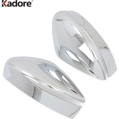 For Nissan Leaf 2017 2018 2019 ABS Chrome Side Door Rearview Mirror Cover Trims Car Decoration Protection Exterior Accessories