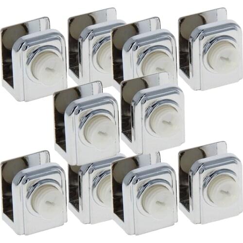 MroMax Glass Fixing Clips Zinc Alloy A8-K100 8-10mm/A9-K112 5-8mm/A10-K120 5-8mm/A11-K110 5-8mm/A12-K38 5-8mm Fixture 2/4/10pcs