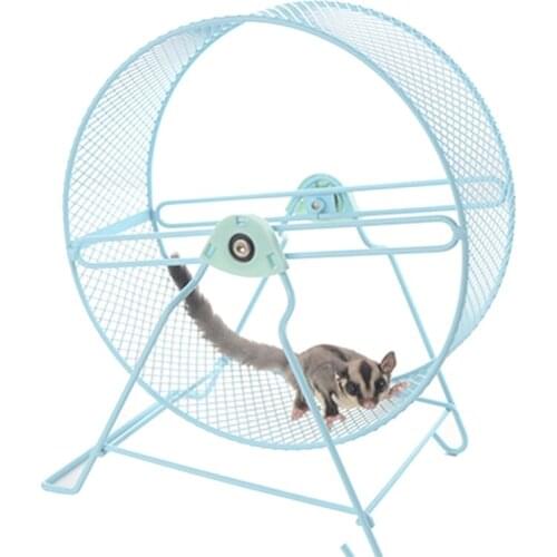 Small Pet Hamster Running Wheel with Stand Running Jogging Toy for Hamster Gerbil Small Animal Exercise Playing Supplies