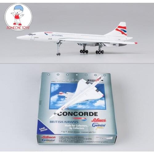 1/400 Scale British Airways Concorde Metal Alloy Airplane Model 16cm UK Air Plane Model Children birthday Gift Toys collections