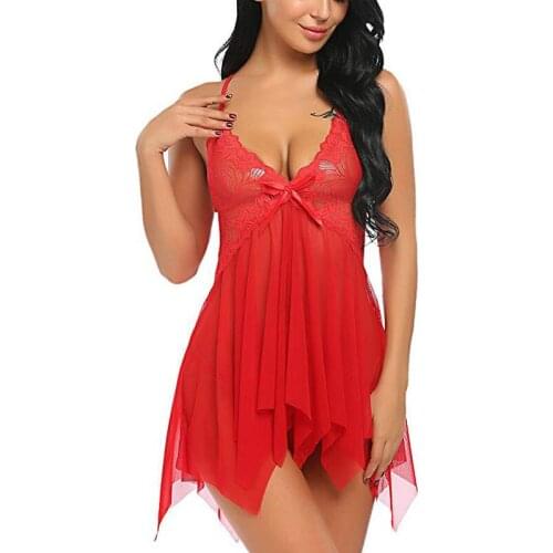 Top Fashion Womens New Style Mesh Sling Nightdress Multicolor Pajamas European And American Sexy Underwear Factory Direct Sales