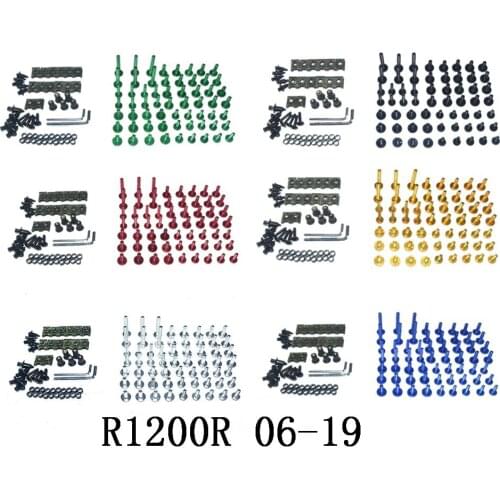 Motorcycle Complete Fairing Bolts Kit Bodywork Screws For Fit BMW R1200R 2006-2019