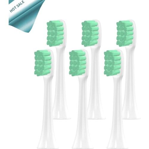 6PCS for Soocas X3 X1 X5 Toothbrush Heads for Xiaomi Mijia X3 Tooth Brush Head Sonic Electric Replacement Tooth Brush heads