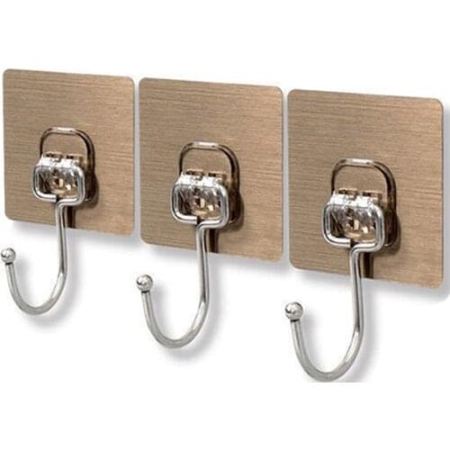 Wall Hooks Holder Strong Adhesive Hanging Suction Cups Door Mop Broom Coat for Kitchen Convenience Keychain Storage Housekeeper