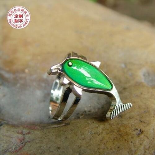 Mood Rings Magical Changeable color Adjustable Size Emotion Feeling Temperature Rings 2016 New Year the Hobbit Jewelry